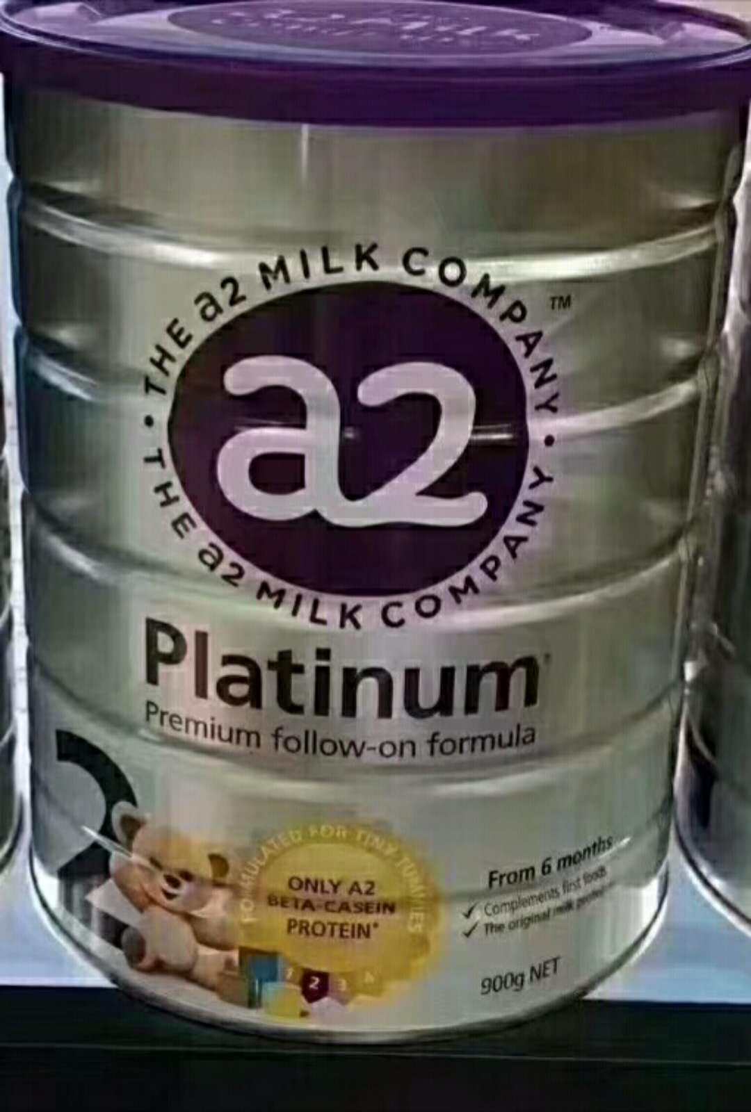 Australian New Zealand A2 Baby milk powder 2 segment platinum (platinum) version 900g straight post spot 134 para.