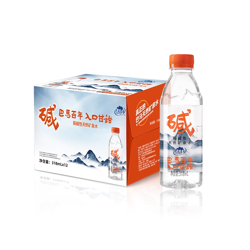 组合特惠巴马百年弱碱性天然矿泉水弱碱富锶高端饮用水上门送货