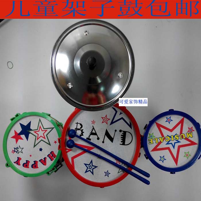 Trẻ em trống trống gõ đồ chơi nhạc cụ đánh trống đồ chơi miễn phí vận chuyển quà tặng kỳ nghỉ đồ chơi cho bé 1 tuổi