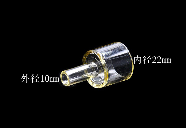 呼吸机麻醉机管路直型接头 可重复高温高压 呼吸机接头22mm转10mm