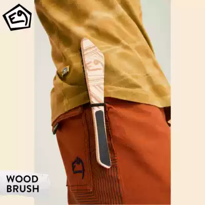 E9 climbing wooden rock point brush large handle sandpaper grinding hand skin pattern random hair 2020