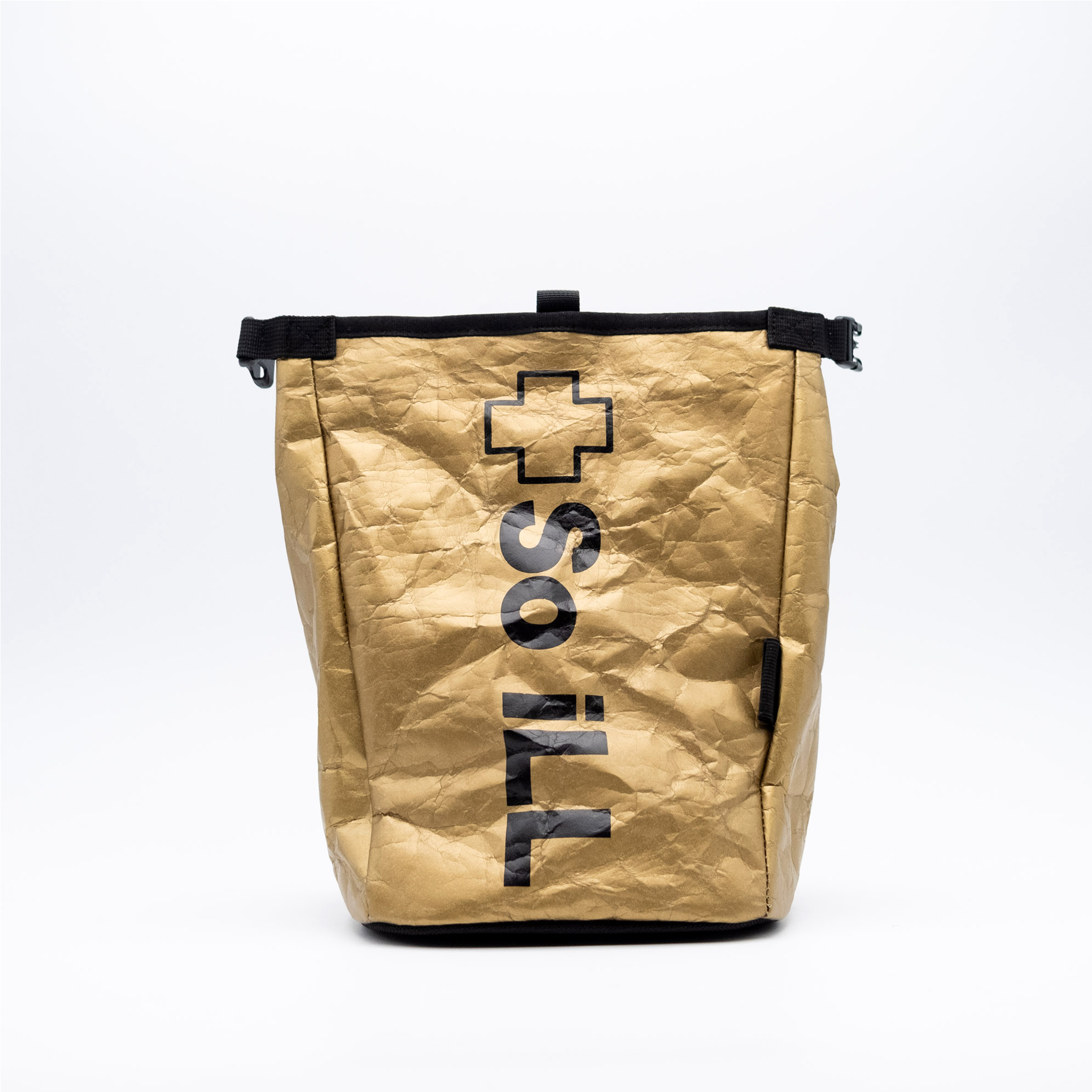 SOILL Rock Climbing Portable Speed Training Large Opening Climbing Bouldering Powder Bag Face Value Serves as Chalk Bucket