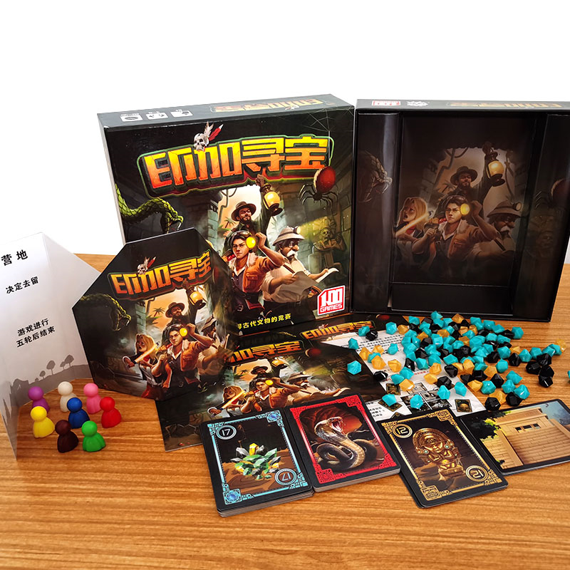 The Inca Treasure Table Tours explore the ancient relics Treasure Trove to build Adult Family Leisure Gathering Game Card Cards