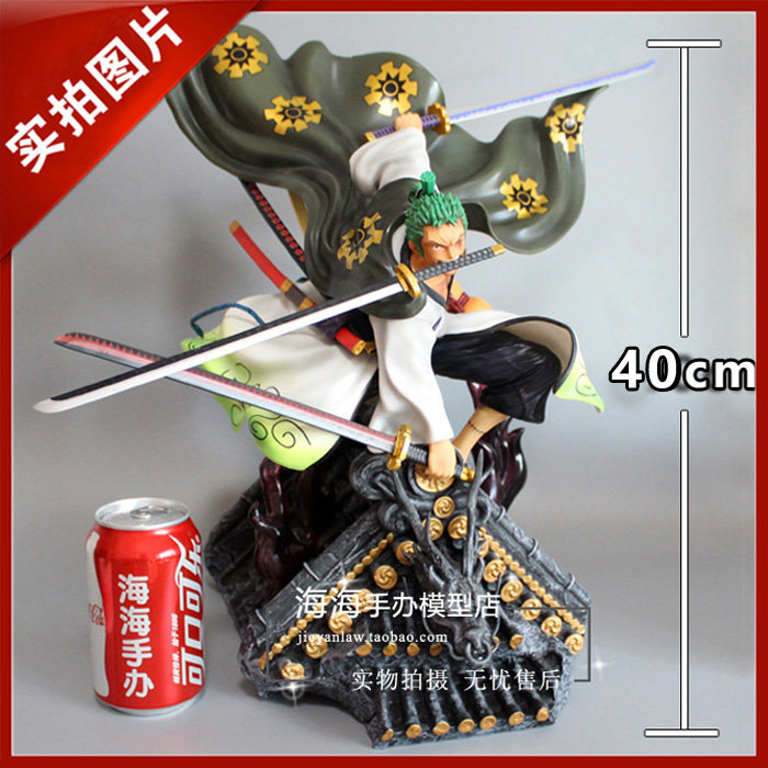 One Piece Super GT and the country kimono Zoro three knife flow roof GK model 1 6 statue model