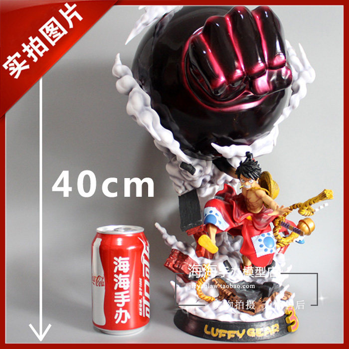 Sea thief Wang GK and the country F3 Three-gear large hand and Ruff statue model Plated Color Model Pendulum