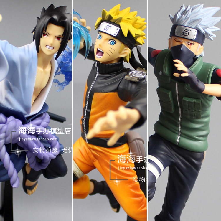 Fire Ninja Fighting Ninja Spiral Pill to help Kakassi handle model assembly box