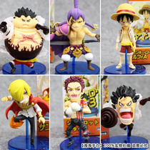 One piece WCF cake Island the fourth bomb Luffy Mountain Chi Keli rack card two boxes of eggs hand-made ornaments