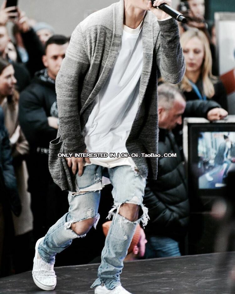 Jeans pour adolescent pieds Slim pour Quatre saisons - Ref 1481677 Image 10