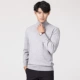 2018 mùa thu và mùa đông áo len cashmere nguyên chất nam cao cổ áo thun 100% áo len cashmere nguyên chất áo len cổ tròn áo hoodie cặp