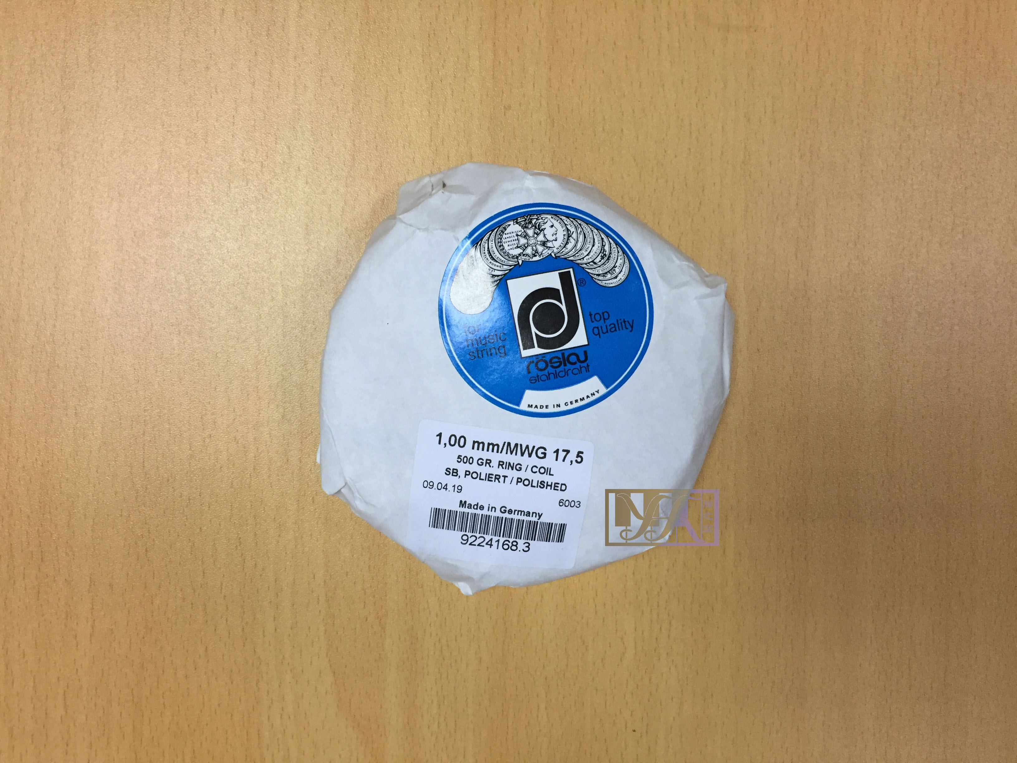 Original clothing imported to Germany's Rutschau string steel wire Music Wire (Roslou) 500g