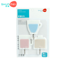 Shunmei adhesive hook viscose non-perforated wall Wall Wall cute cartoon dormitory kitchen load-bearing household hook g g