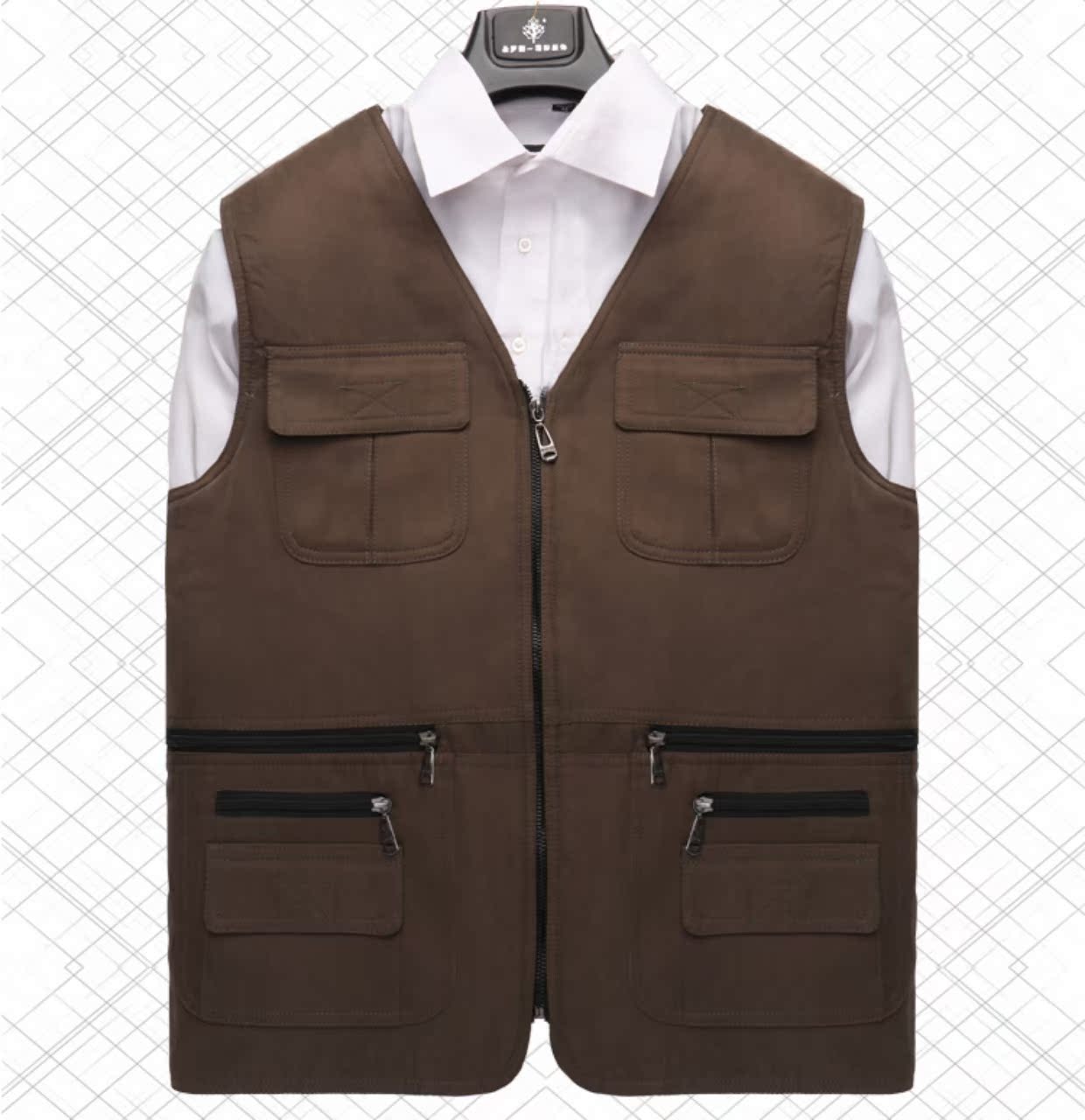 Trung thu mùa đông và lông mùa đông một chiếc áo len giám đốc dày áo ấm cotton nhiều đệm vest da cừu vai ngoài trời áo khoác vest nam hàn quốc