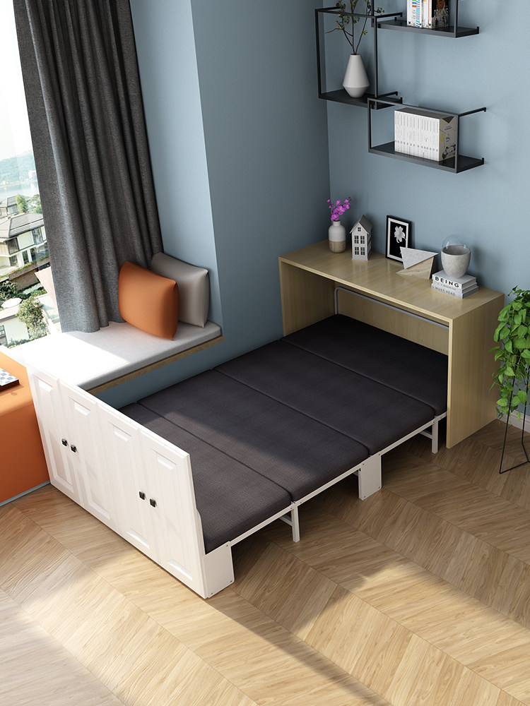 Office folding bed single nap bed multi-functional double invisible bed small apartment household hidden bed nap bed