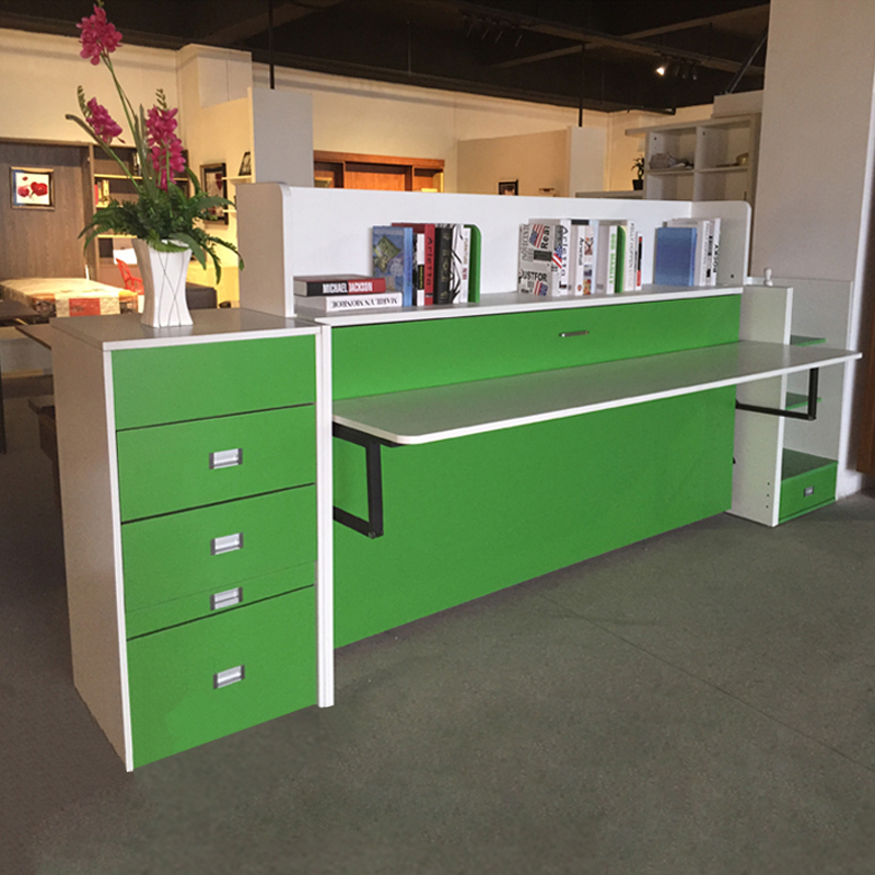 Multifunctional piano bed lift desk wall bed invisible bed children's room study computer desk integrated wall cabinet bed - Taobao