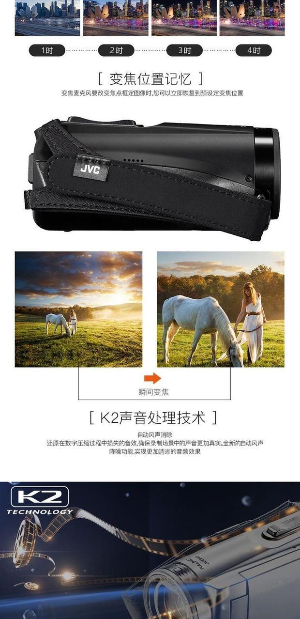 Camera cưới kỹ thuật số JVC / Jie Wei Shi GZ-R465AAC HD Mini Travel Home DV Camera