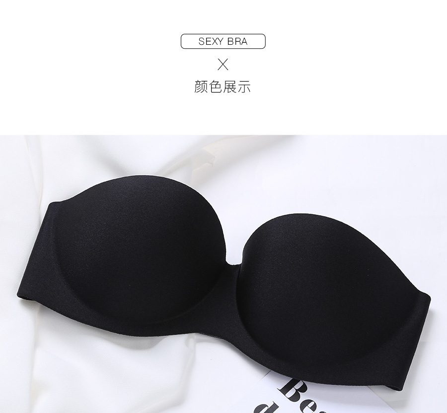 Áo quây vô hình nữ bra gợi cảm liền mạch đồ lót mỏng phần chống trượt váy cưới nubra màu rắn một mảnh tập hợp do lot nu