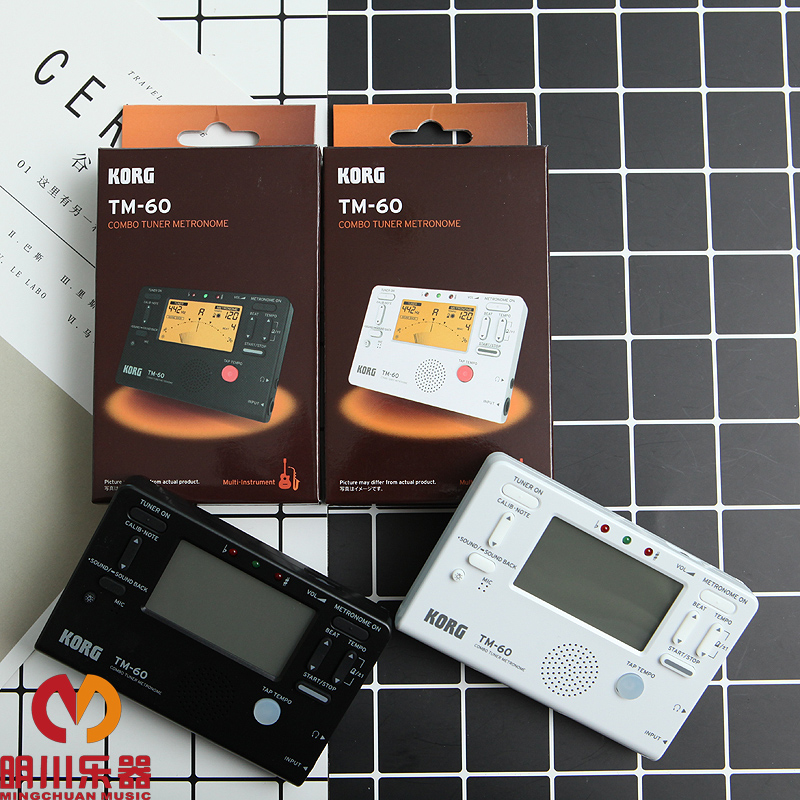 KORG TM60 Pipe Music Cello Universal School Tone Metronicator Two-in-one Comprehensive Sound Mixer Tuning Table ten Soundclip