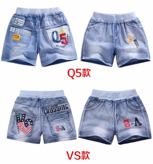 Cô gái quần short denim mùa hè 2018 mùa hè mới trẻ em Hàn Quốc mặc phần mỏng 3-59-11 năm tuổi bé