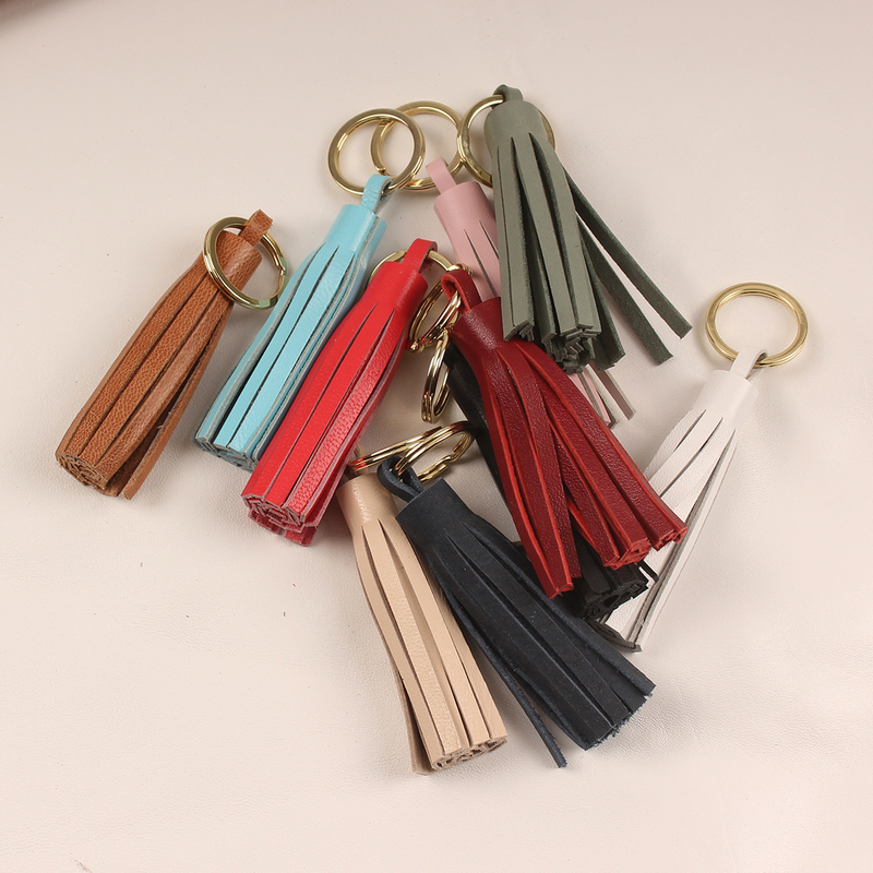 Genuine Leather Pendant, Sheepskin Tassel Keychain, Bag Accessories, Fashionable and Personalized Creative Gifts, High-End DIY Genuine Leather Pendant, Sheepskin Tassel Keychain, Bag Accessories, Fashionable and Personalized Creative Gifts, High-End DIY