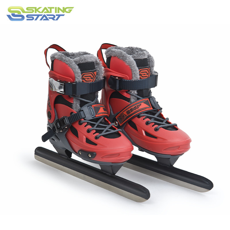 Slip open angel speed skating knife shoes children adult fat skates avenue short track thickened warm knife skating edge
