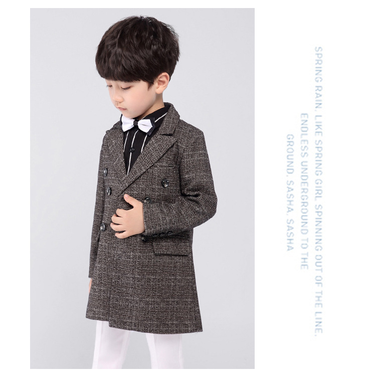 Chàng trai phù hợp với mens áo mùa thu / mùa đông phù hợp với phù hợp với trẻ em khí nước ngoài ăn mặc chàng trai áo bé trai nhỏ phù hợp với.