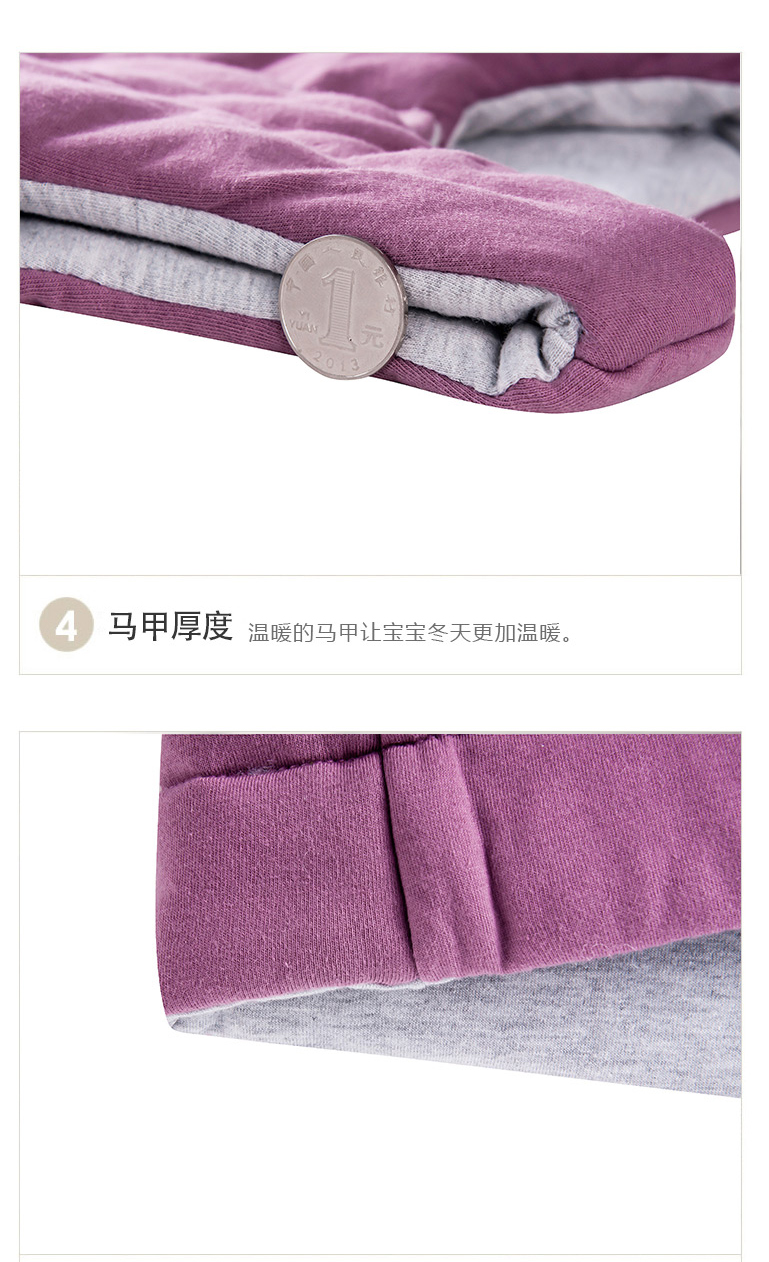 Áo phao cotton dày cho bé áo khoác em bé ấm áp