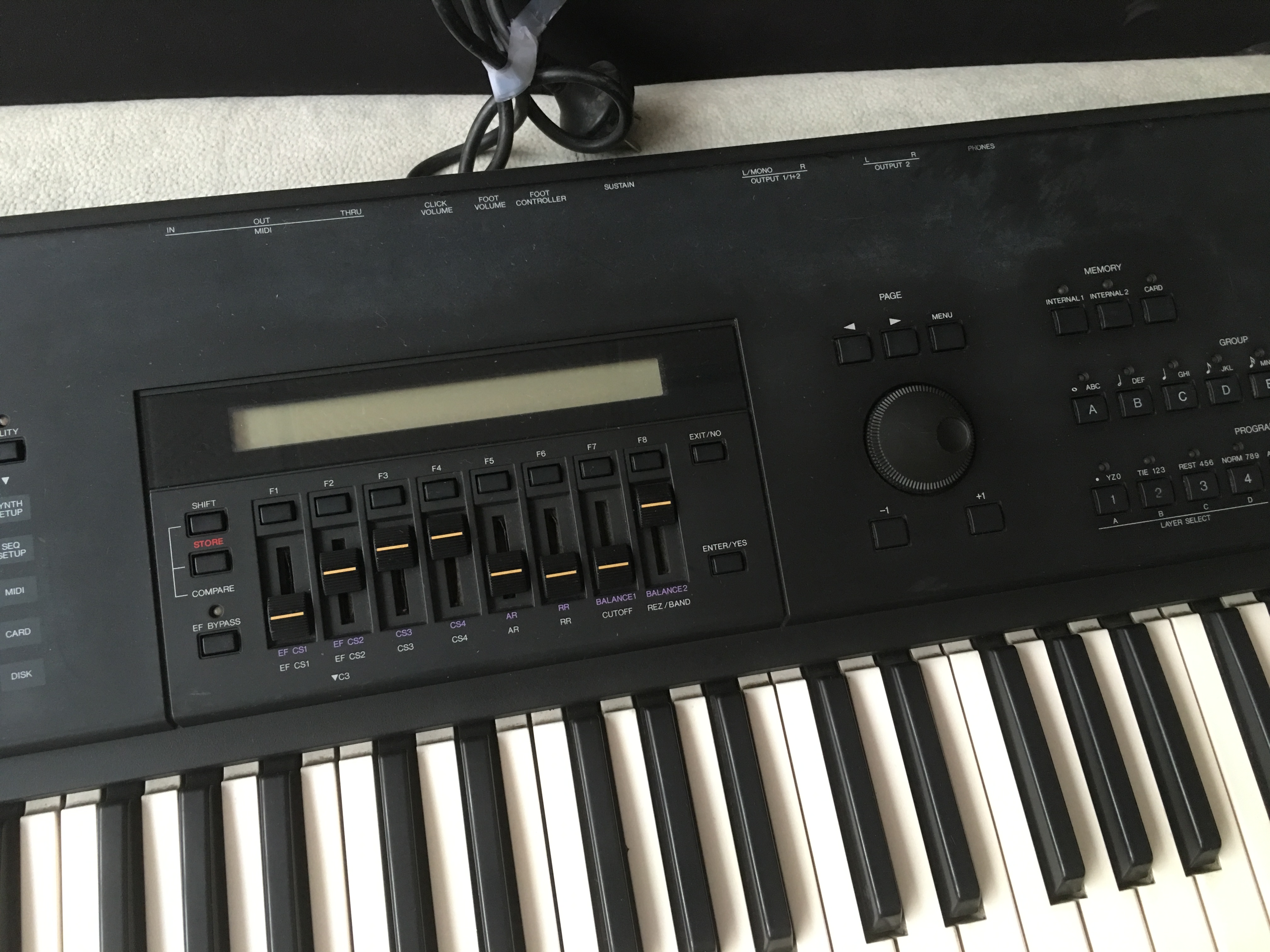Tại chỗ Nhật Bản YAMAHA SY85 Bàn phím Synthesizer Bàn phím MIDI Arranger Bàn phím piano điện dưới 10 triệu