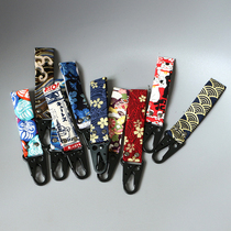 Japanese JDM car keychain and wind key with personality trend universal key mens and womens bag buckle