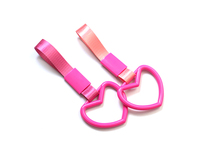 Japan JDM modified car trailer rear pendant car car hanging ring ring decoration pull ring Love Bracelet Pink