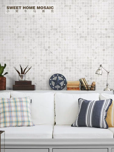 Натуральная мозаичная плитка джаз бай даолиан туалетный туалетный камень камень фон кухня белая стена наклейка