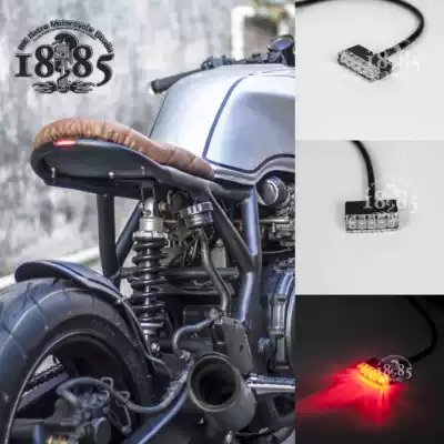 CB400 locomotive Harley Harley locomotive modified retro mini LED small tail light brake light running light license plate light