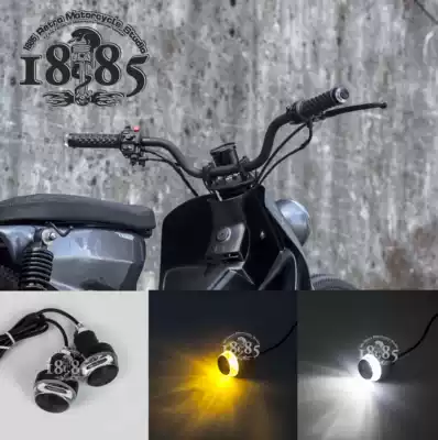 CB400 retro locomotive modified LED direction light hand handle plug light handle direction light handlebar light handle end light