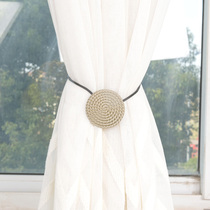 Simple curtain tie rope storage strap hook buckle decorative pendant magnet curtain buckle embellishment tie magnetic buckle
