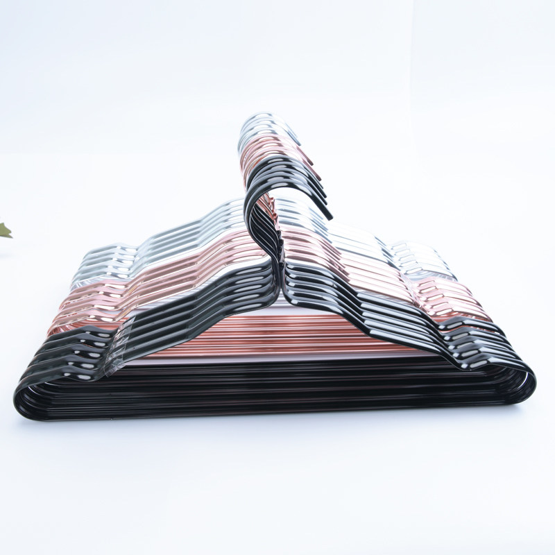 Aluminum alloy hanger non-slip clothes hanger children's hanger hanger adult drying clothes hanger hook household clothes drying rack