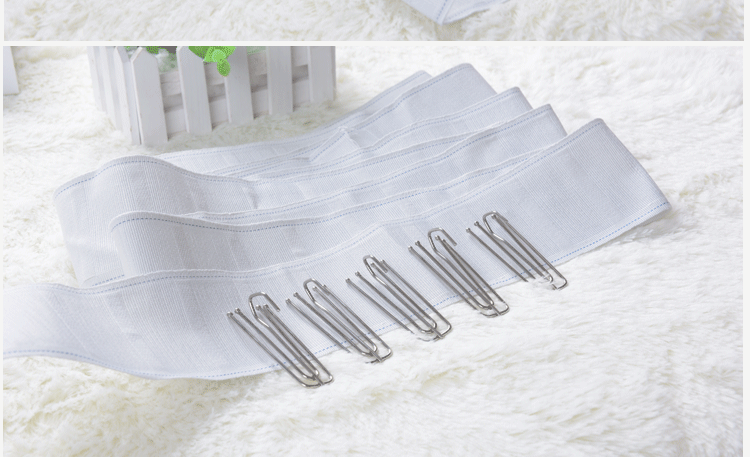 Curtain phụ kiện phụ kiện / mật độ cao bức màn dày móc chống nắng bông băng vải 25 mét / lượng - Phụ kiện rèm cửa khung rèm inox