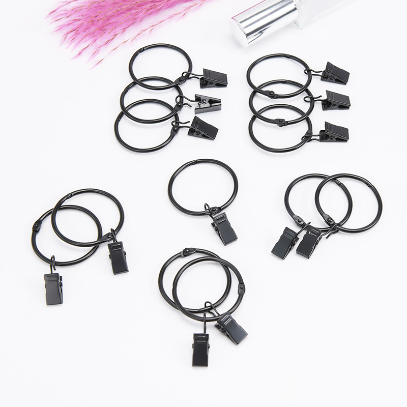 Open curtain ring Roman ring Roman ring open ring live mouth pull ring Curtain ring hanging ring live buckle opening