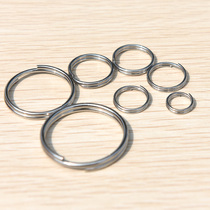304 stainless steel ring keyring metal ring DIY handmade ring large number key buckle accessories ring