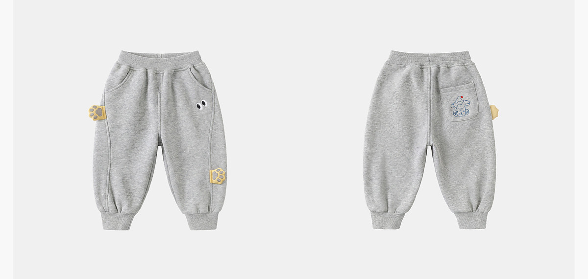 Kaka Panda Boys' Pants Autumn Outfit Children's Spring and Autumn Cartoon Casual Sweatpants Baby Girls New Style Long Pants — 20