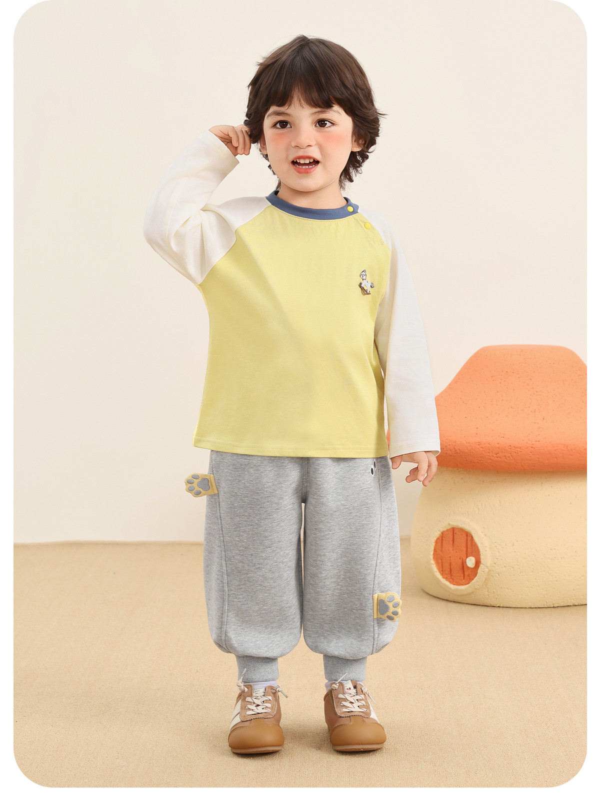 Kaka Panda Boys' Pants Autumn Outfit Children's Spring and Autumn Cartoon Casual Sweatpants Baby Girls New Style Long Pants — 31