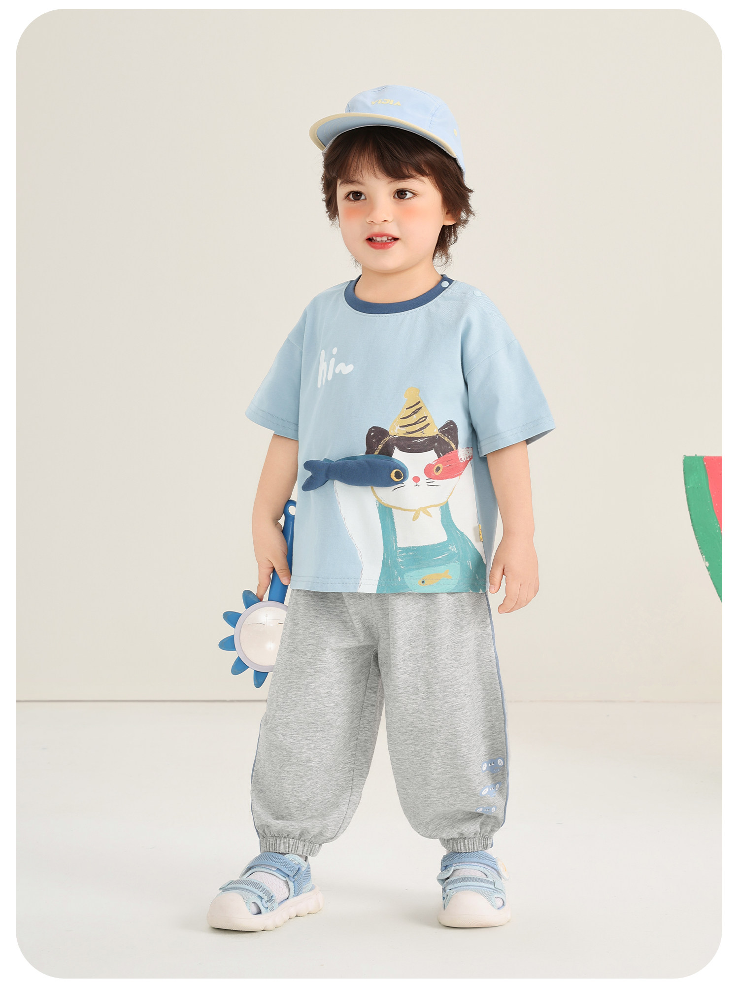 Kaka Panda Baby Clothes Boys Cartoon Short-Sleeved T-Shirt Summer Style Girls Baby Half-Sleeved Summer Tops Kidsren's Tops — 19