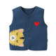 Baby cardigan vest spring and autumn boys spring clothing 6 months 9 vest autumn and winter female baby vest 1 year old toddler Y5333