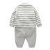 Quần áo quý ông quần áo Xiêm quần áo cotton nam mùa xuân và mùa thu sơ sinh 0 bé 3 tháng 6 quần áo trẻ em leo núi jumsuit nhung trẻ em Áo liền quần