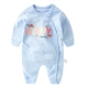 Z bé Xiêm quần áo mùa xuân và mùa thu bé gái sơ sinh 3 tháng 0 quần áo nam cotton đồ ngủ bò phù hợp với Y0223 jumpsuit trẻ em xuân hè