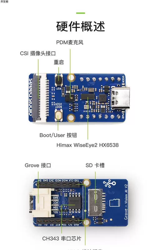 Grove - Vision AI V2 module triển khai mô hình trí tuệ nhân tạo module mã nguồn mở tương thích với arduino