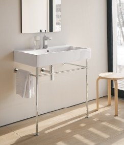 The Dulavit Vero Villa 045410 washbasin in the water