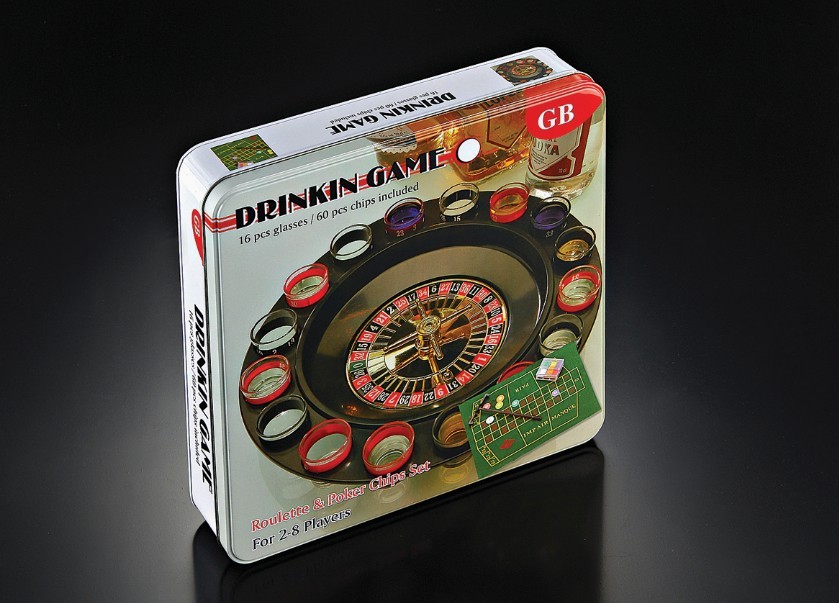 Foam packaging three-in-one 16 cups Russian roulette set lucky turn turn to music chips cloth chips