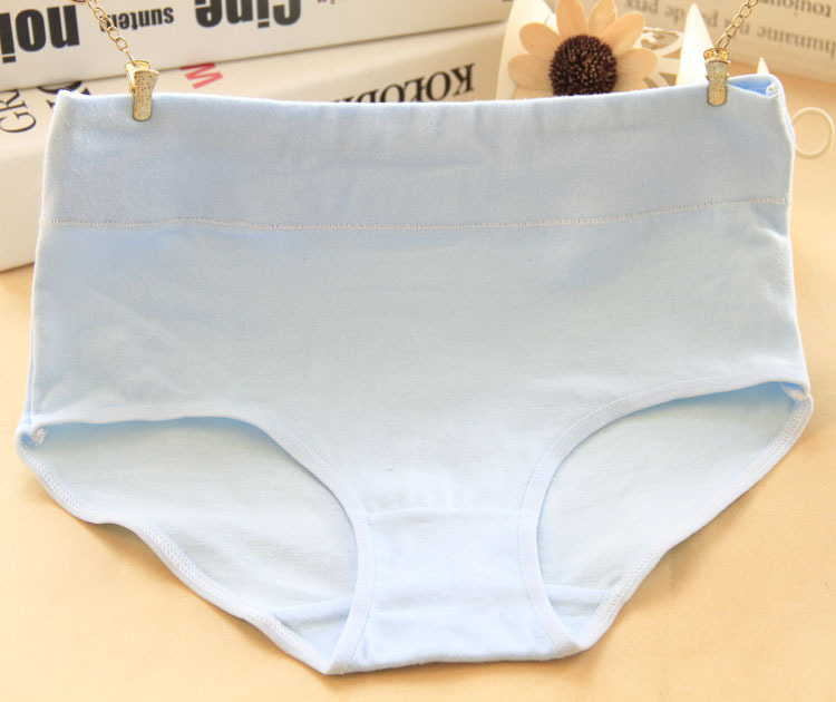 Kích thước lớn eo cao lỏng lẻo phụ nữ cotton đồ lót giữa eo chất béo mm vải cotton tóm tắt dày hơn phương thức quần lót nữ sinh