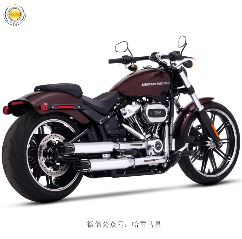 Đột phá đuôi mềm 18 tuổi của Harley Chỉ huy Fatty Street Fighter cải tiến phần đuôi của ống xả Reinhardt - Ống xả xe máy