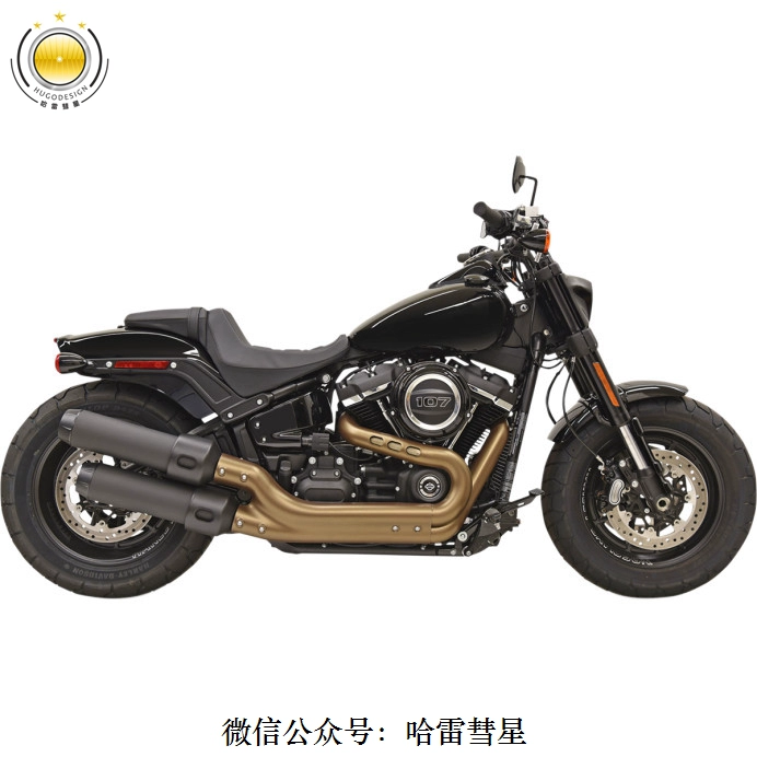 Harley 18 năm sau mềm đuôi béo sửa đổi BASSani đường kính 4 inch hiệu suất cao phần ống xả - Ống xả xe máy