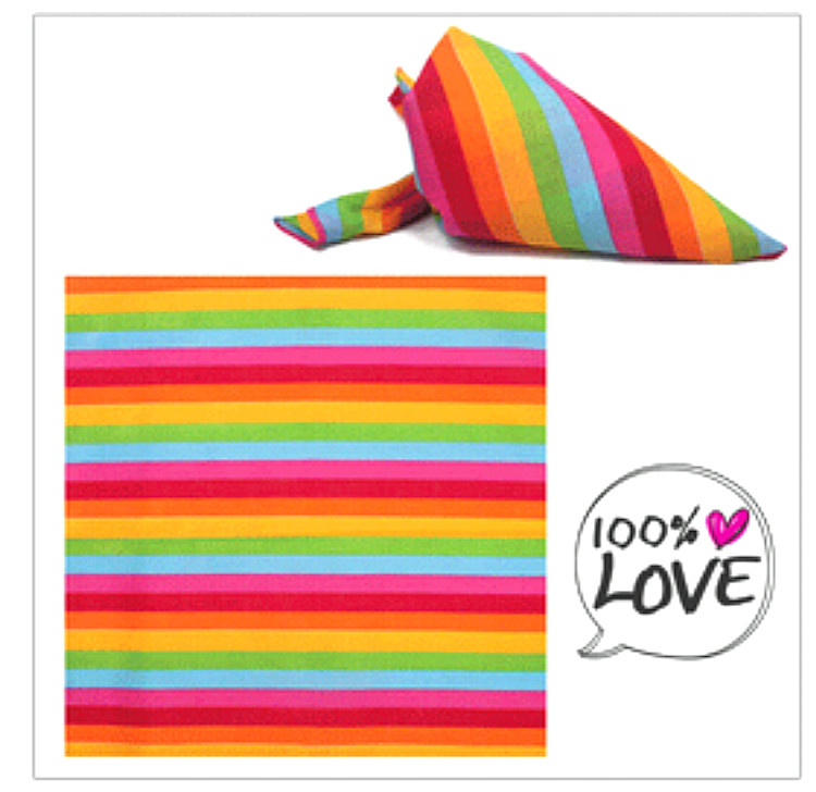 Gay Pure Cotton Color Strips Gay Hip Hop Turban Outdoor Riding Magic Rainbow Mask Self-propelled Electric Car Handkera